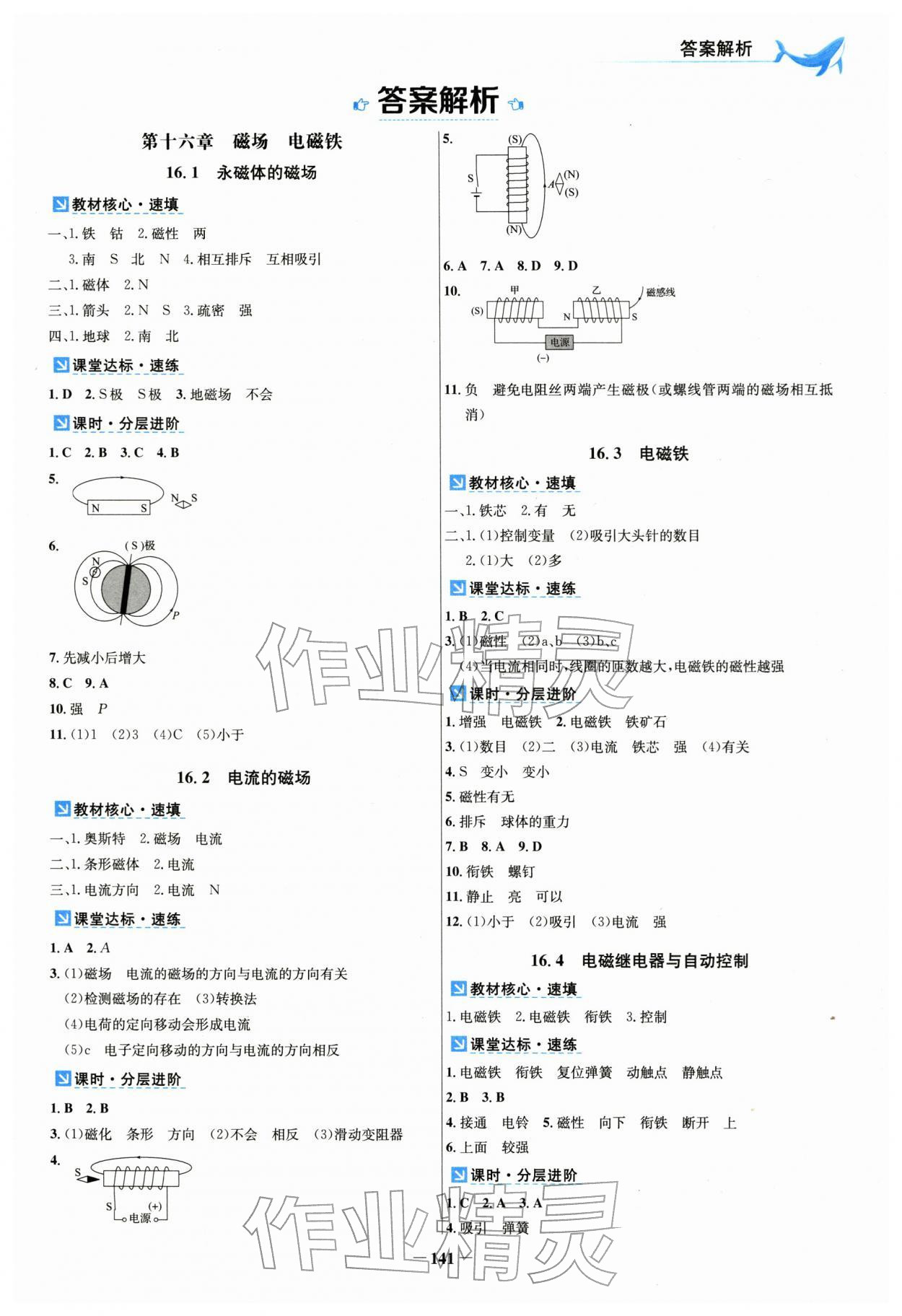 2026年南方新视野金榜学案九年级物理下册沪粤版&nbsp;第1页