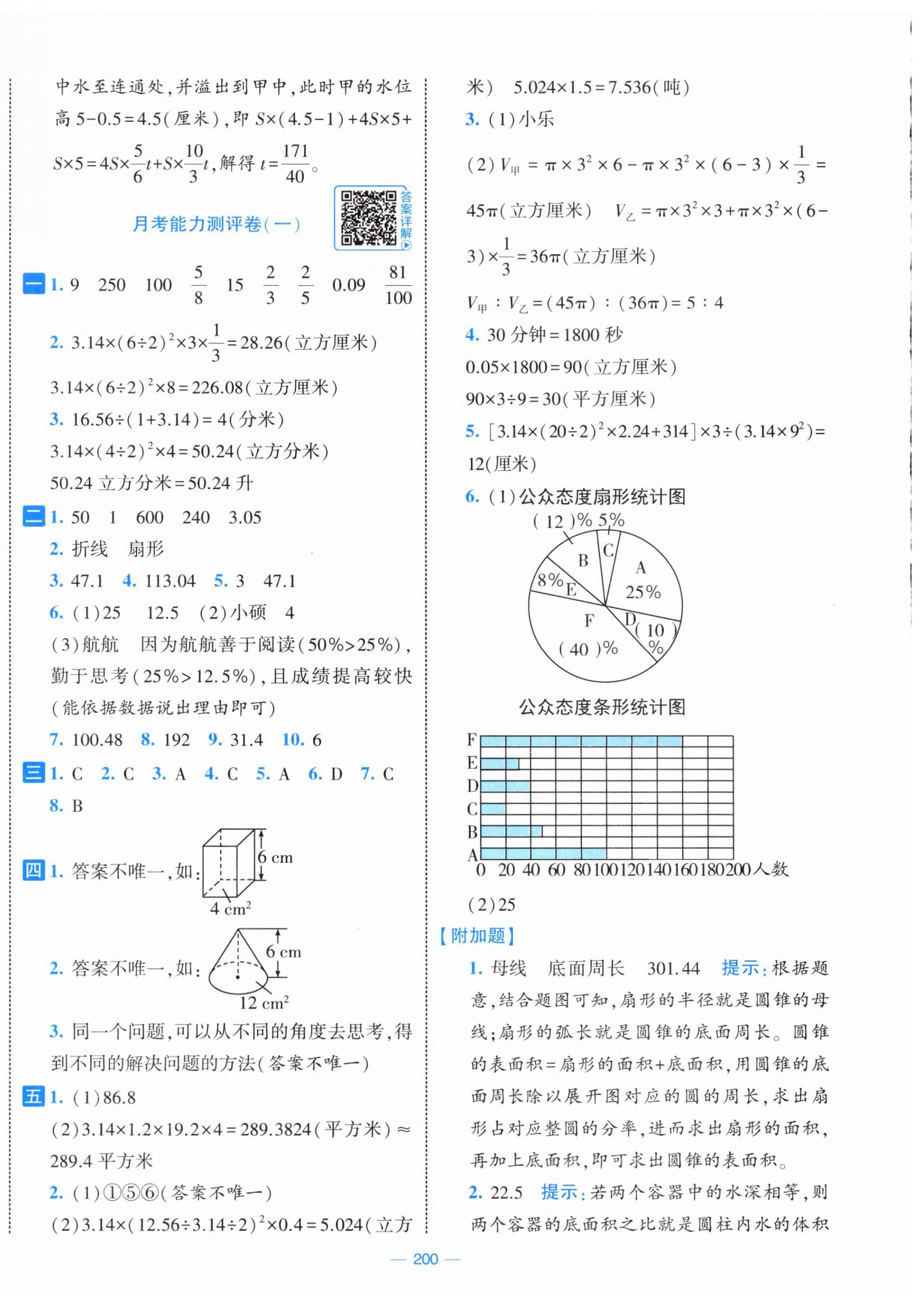 2026年学霸提优大试卷六年级数学下册苏教版&nbsp;第4页