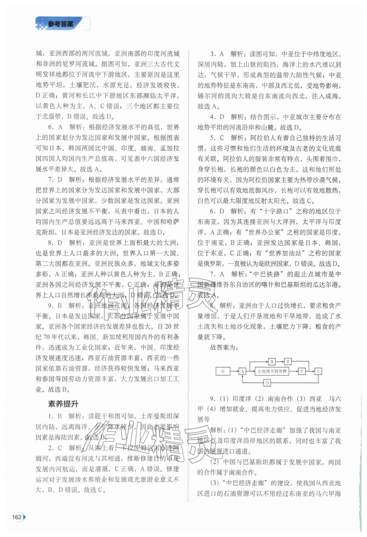 2026年高效同步测练八年级地理下册中图版&nbsp;第4页