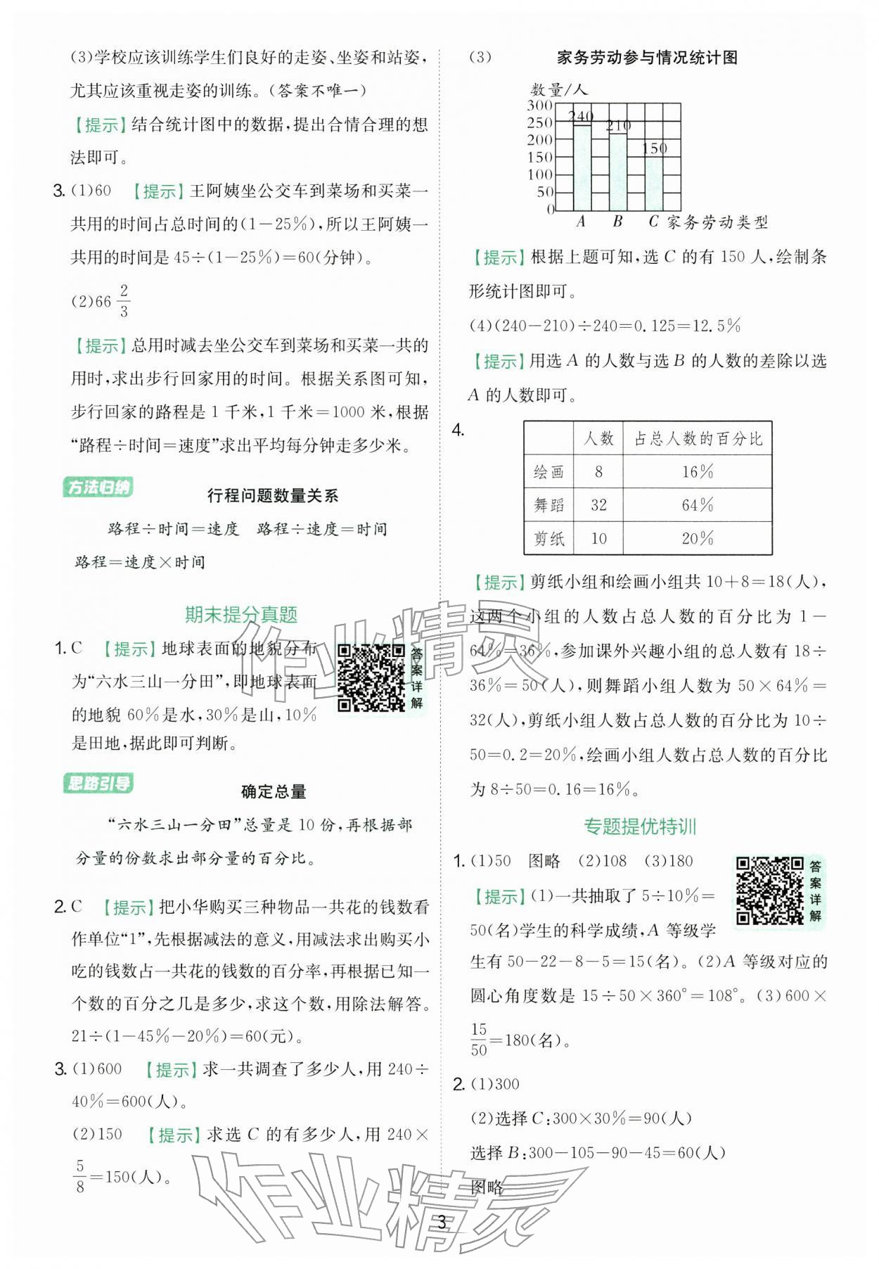 2026年实验班提优训练六年级数学下册苏教版&nbsp;第3页
