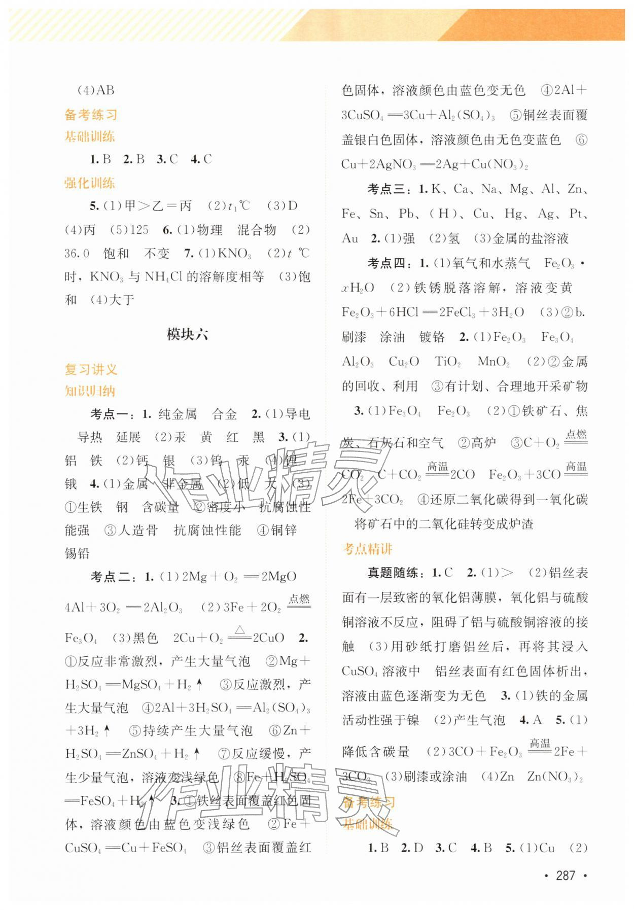 2026年中考指南总复习化学科粤版&nbsp;第5页