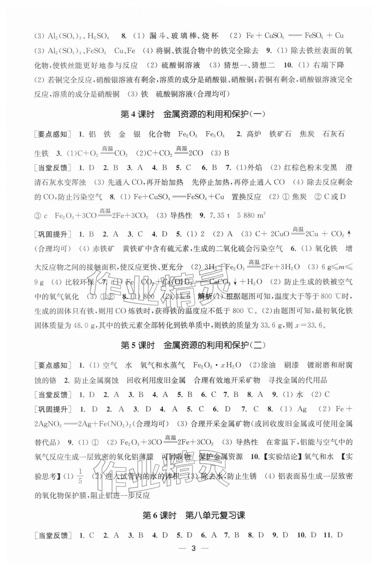 2026年能力素养与学力提升九年级化学下册人教版&nbsp;第3页