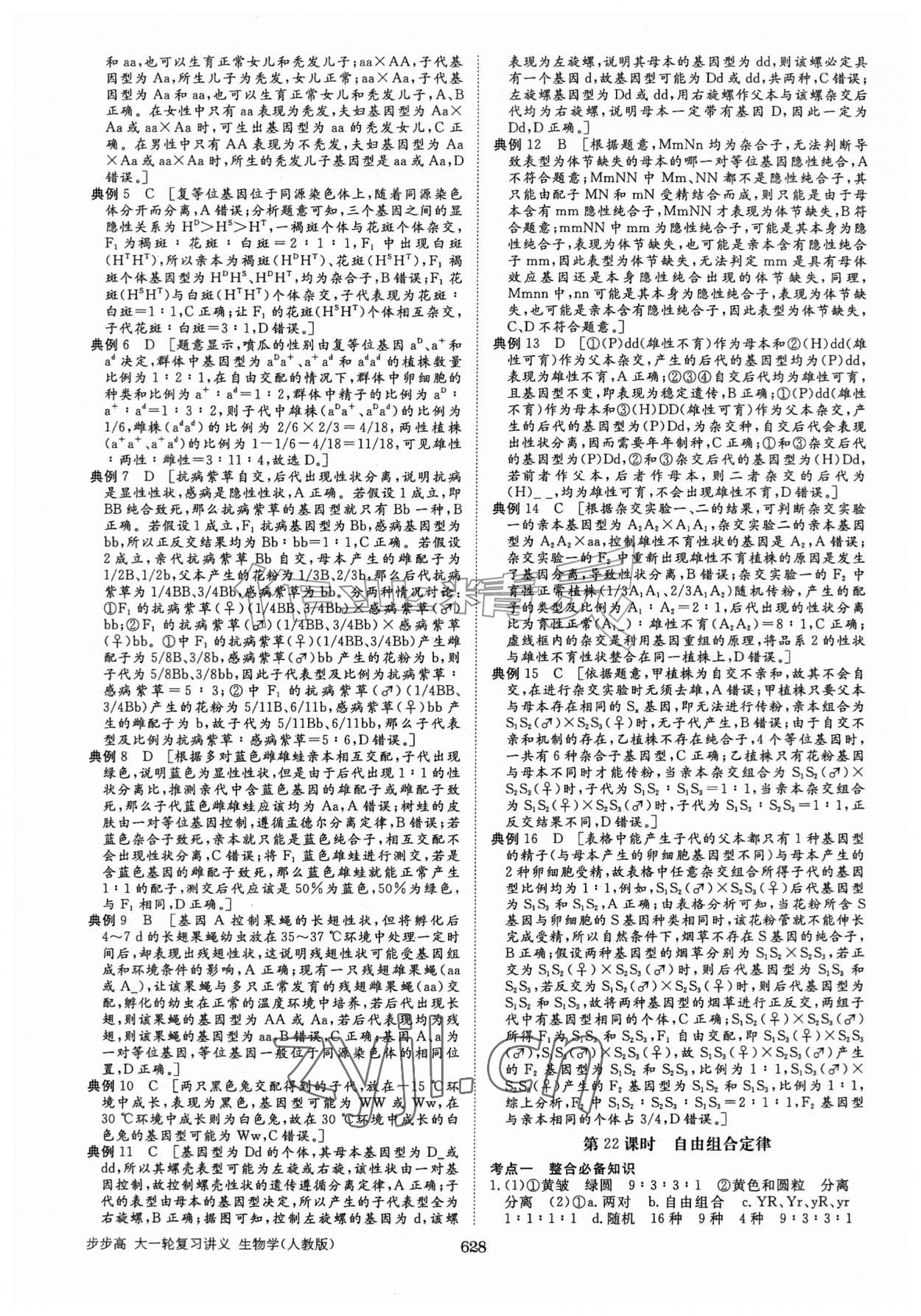 2026年步步高大一轮复习讲义高中生物人教版&nbsp;第20页