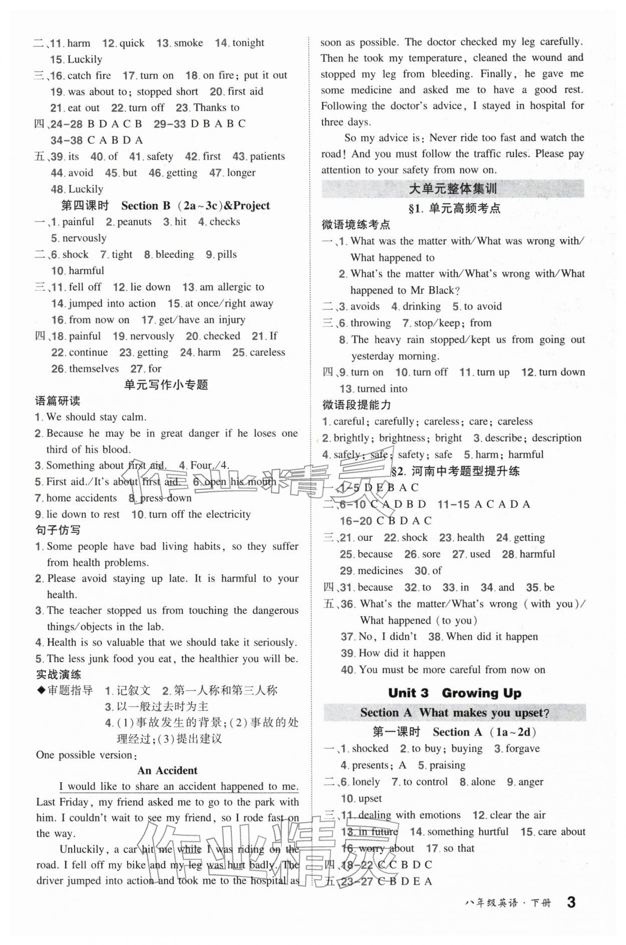 2026年状元成才路创优作业八年级英语下册人教版河南专版&nbsp;第3页