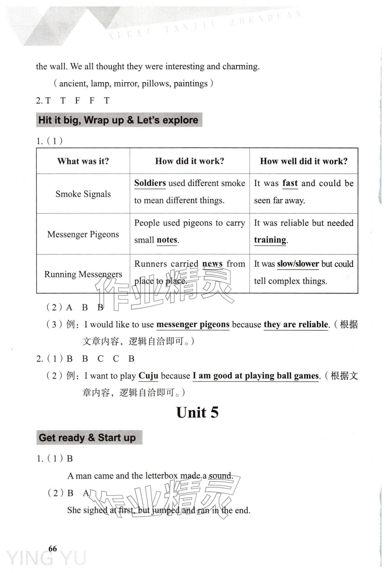 2026年学习探究诊断五年级英语下册外研版&nbsp;第8页