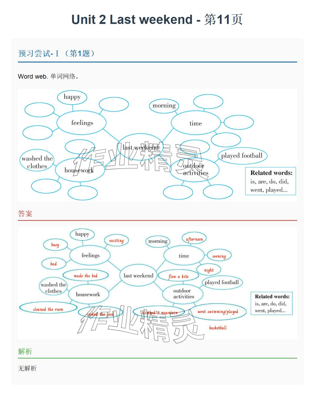 2026年同步实践评价课程基础训练六年级英语下册人教版&nbsp;参考答案第17页