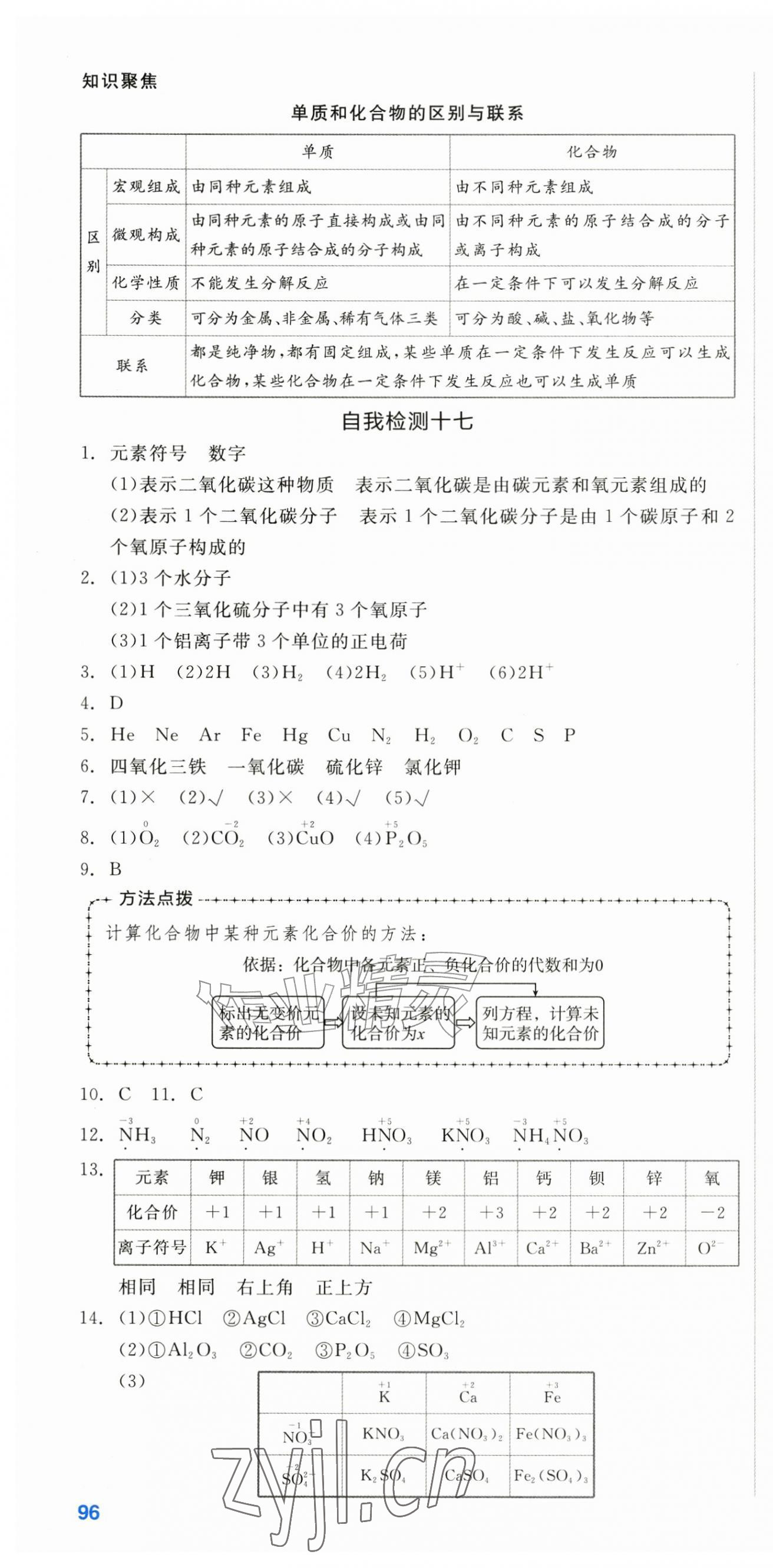 2026年全品小复习九年级化学全一册人教版新疆专版&nbsp;第10页