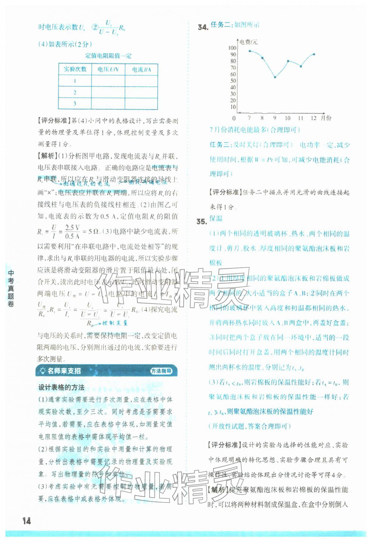 2026年山西领跑卷物理&nbsp;第14页