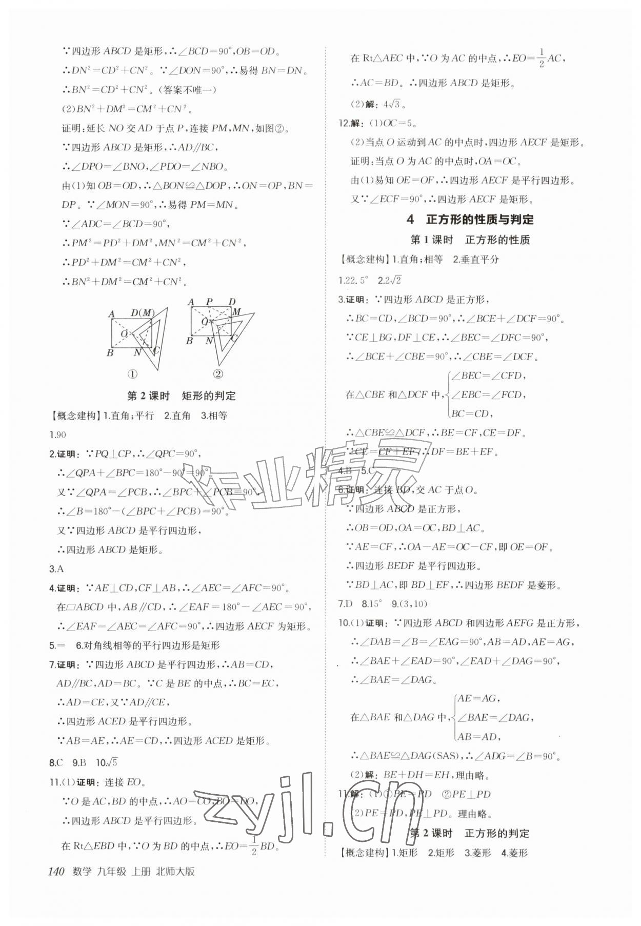 2026年新编基础训练九年级数学上册北师大版&nbsp;第2页