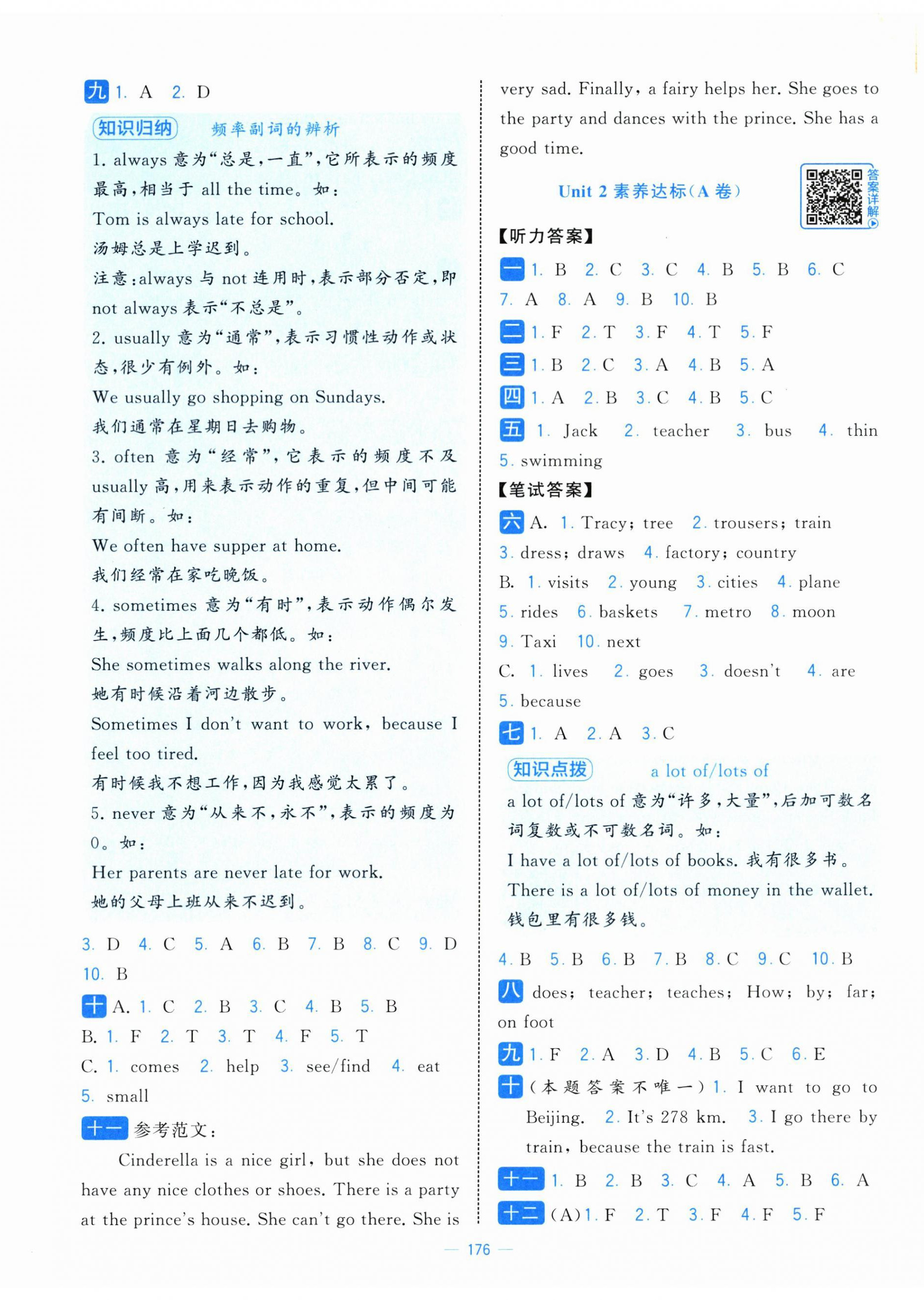 2026年学霸提优大试卷五年级英语下册译林版&nbsp;第2页