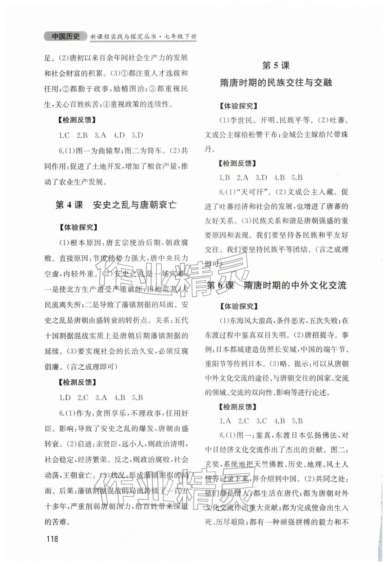 2026年新课程实践与探究丛书七年级历史下册人教版江苏专版&nbsp;第2页