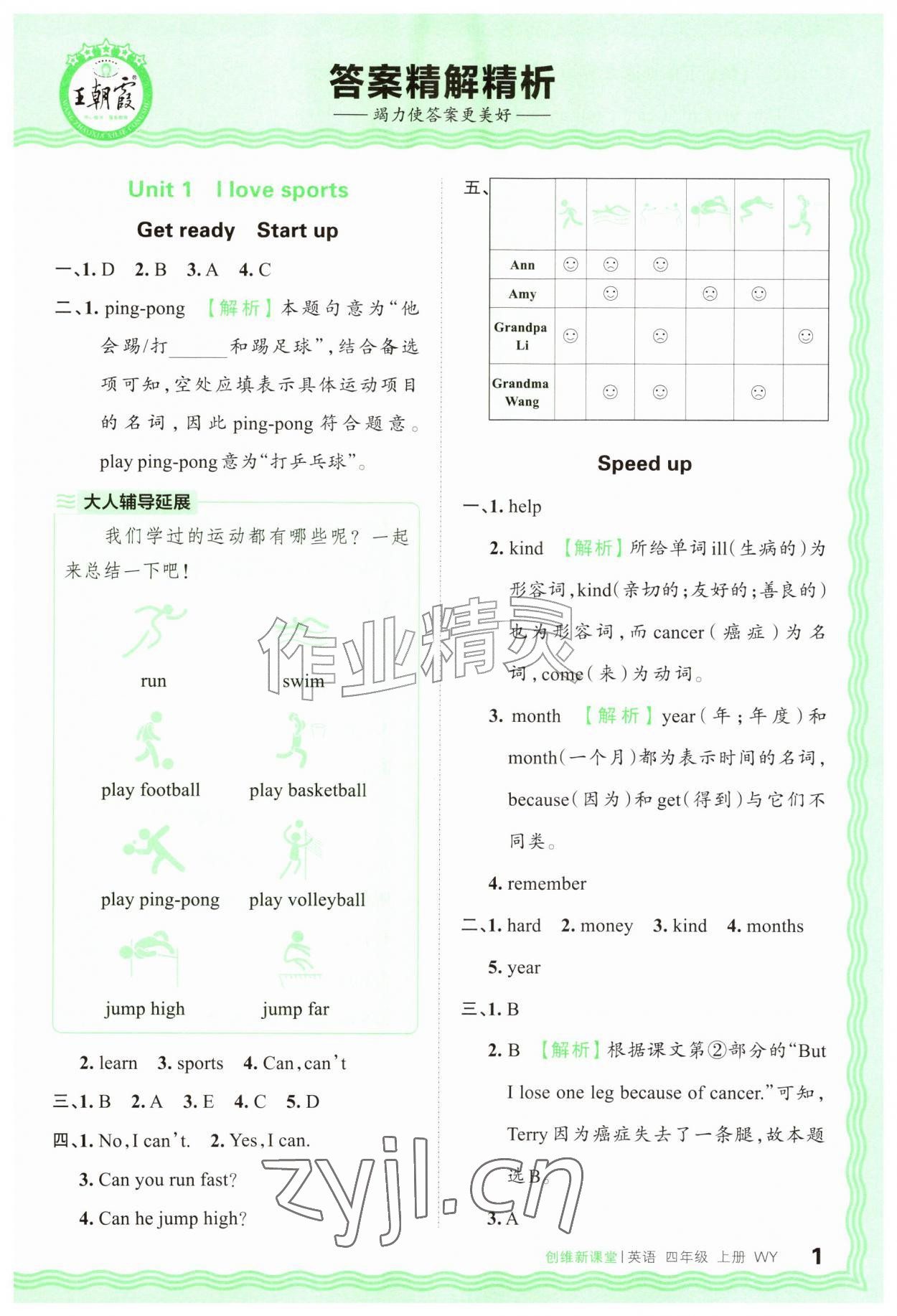 2026年创维新课堂四年级英语上册外研版&nbsp;第1页
