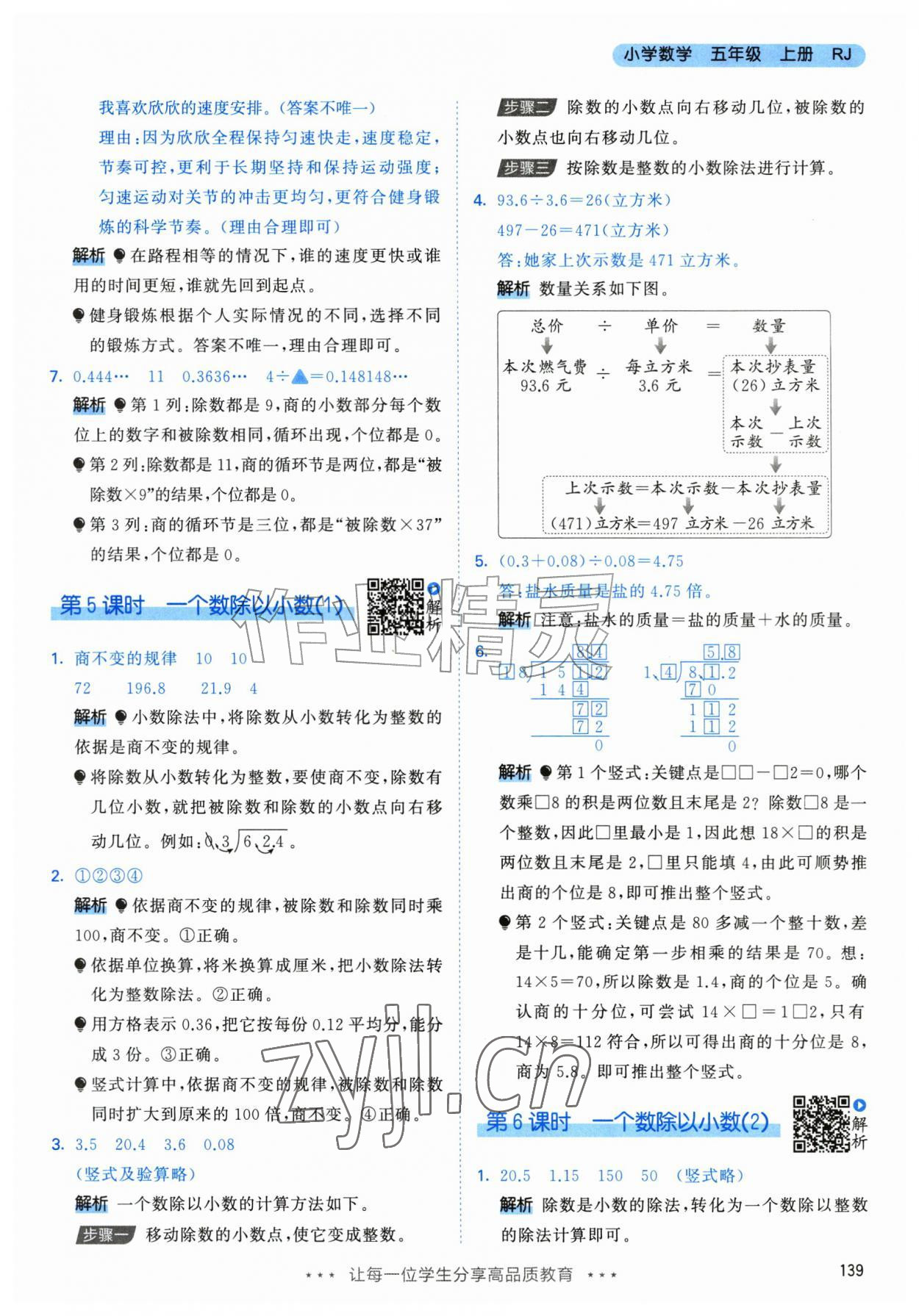 2026年53天天练五年级数学上册人教版&nbsp;第15页