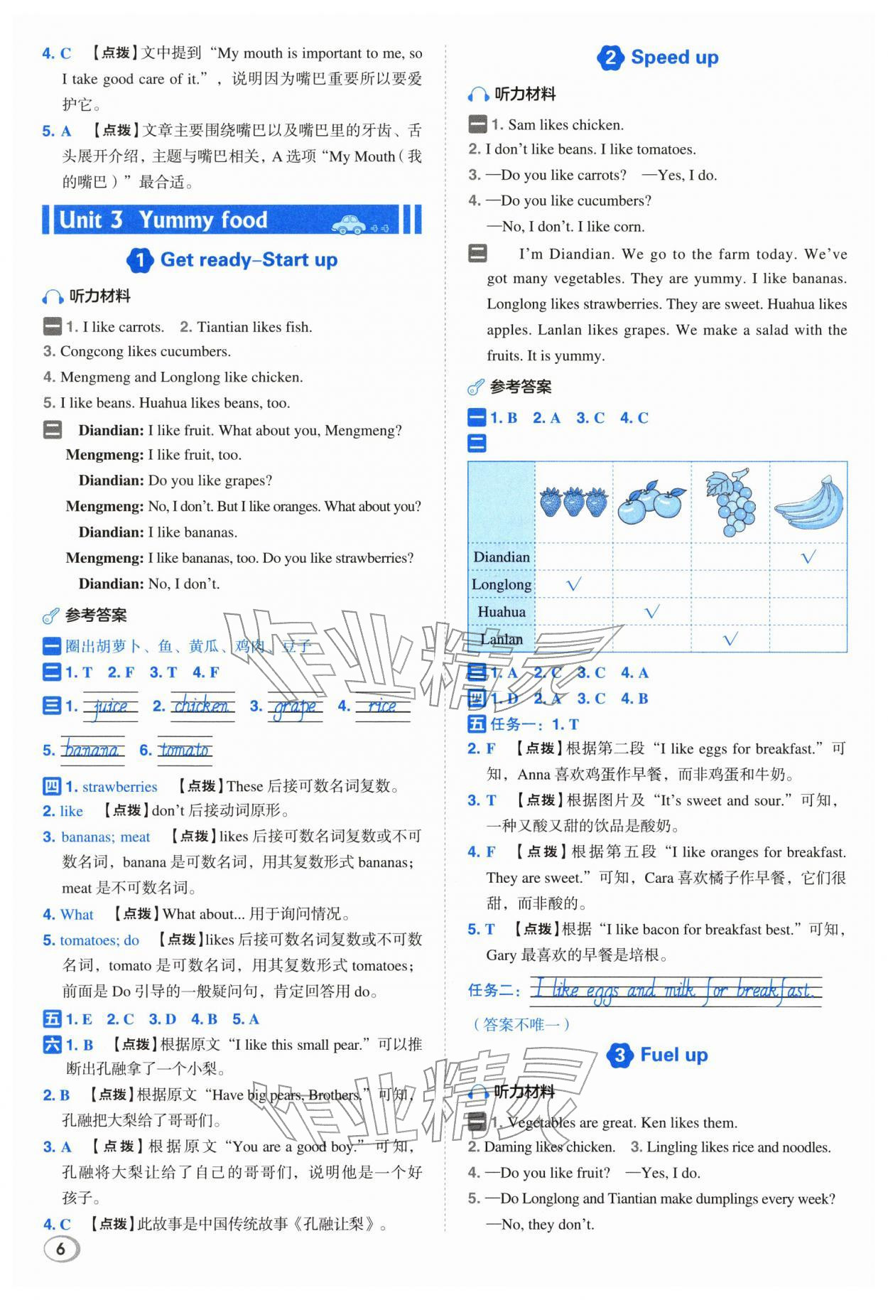 2026年综合应用创新题典中点三年级英语下册外研版&nbsp;第6页