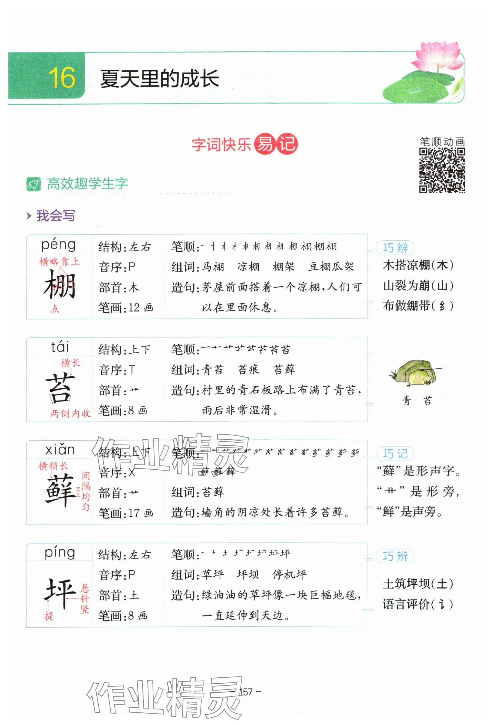 16.夏天里的成长 - 第157页解析