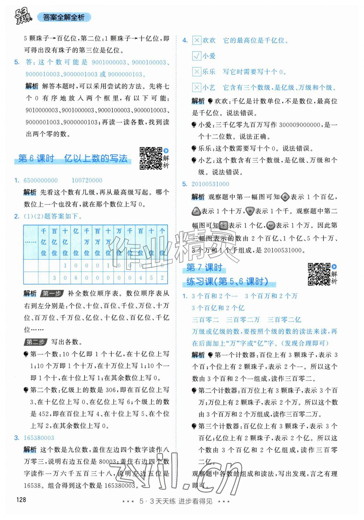 2026年53天天练四年级数学上册人教版&nbsp;第4页