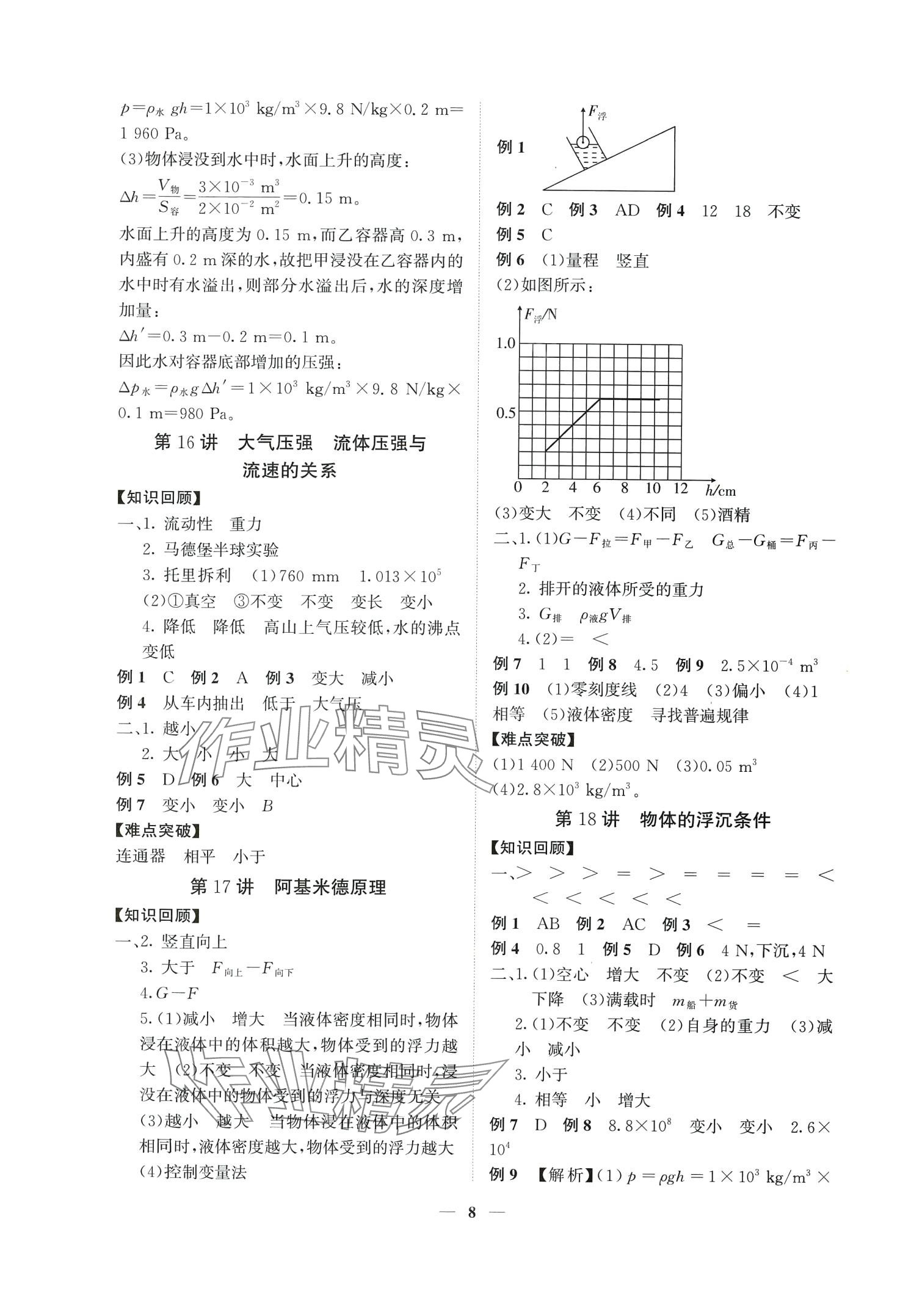 2024年中考领航物理湖南专版&nbsp;第8页