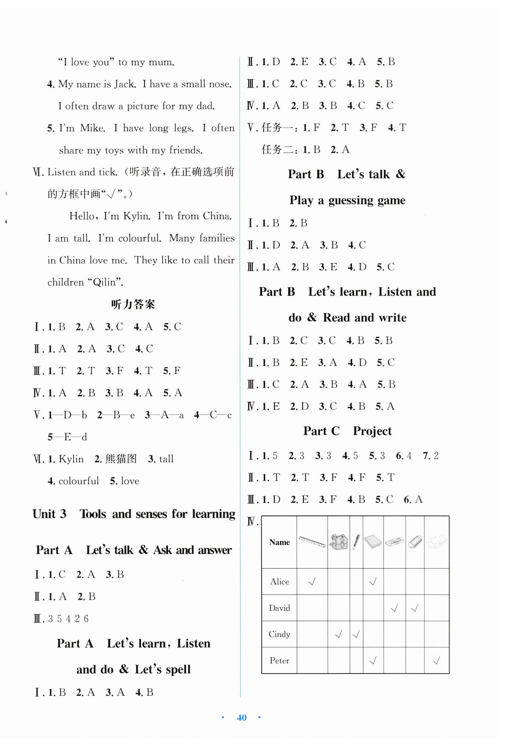 2026年广东省电子基础性作业三年级英语下册人教版&nbsp;第4页