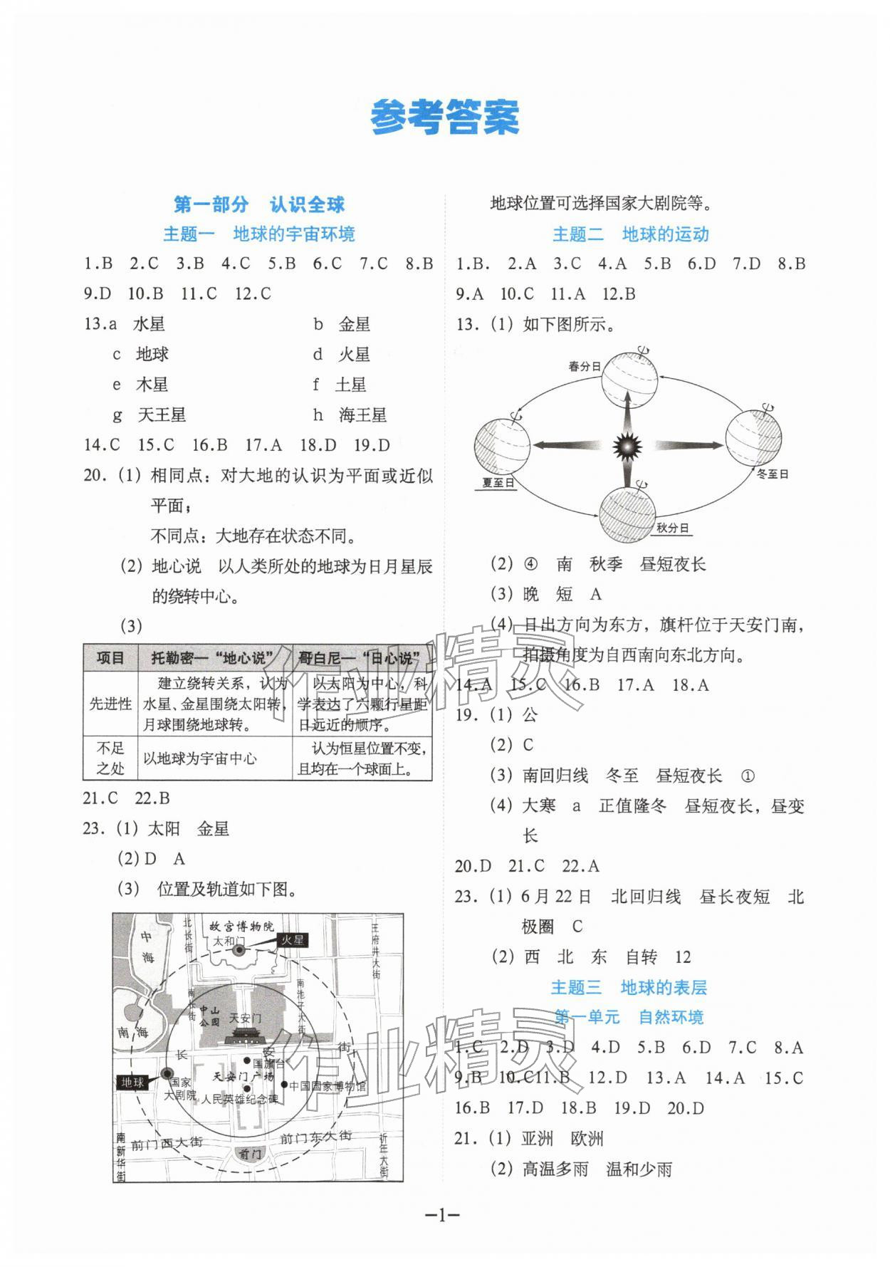 2026年中考总复习点金考案地理&nbsp;第1页
