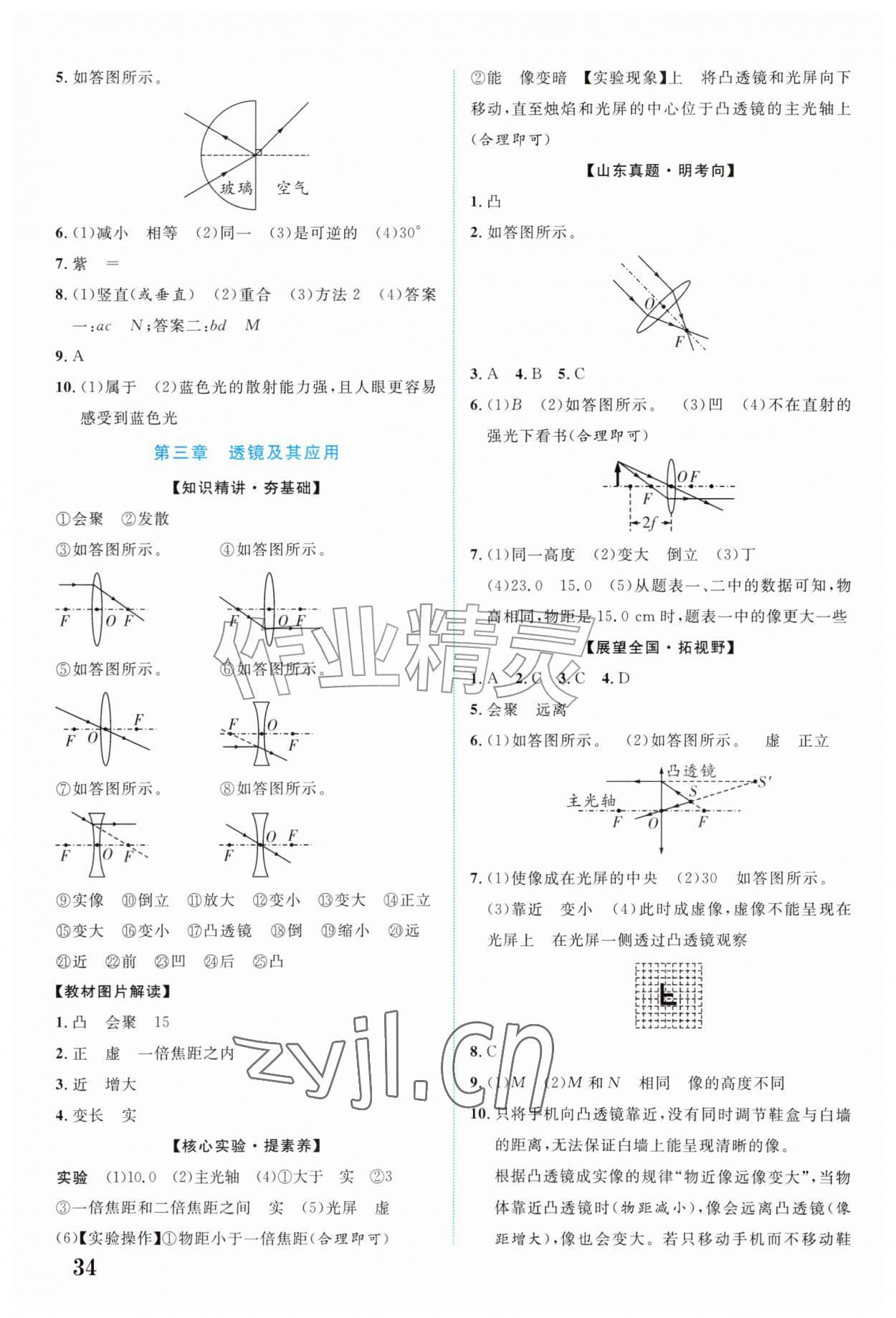 2026年初中总复习手册北京教育出版社物理&nbsp;第2页