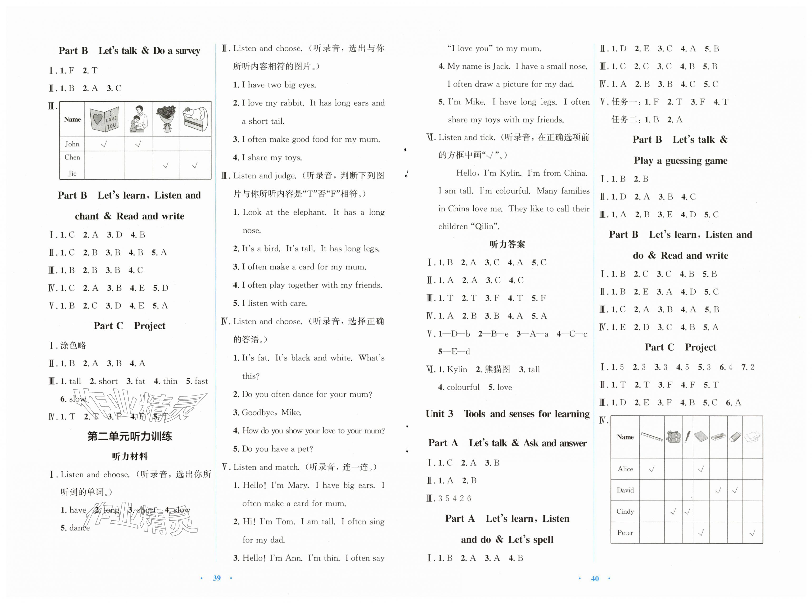 2026年阳光课堂金牌练习册三年级英语下册人教版&nbsp;第2页