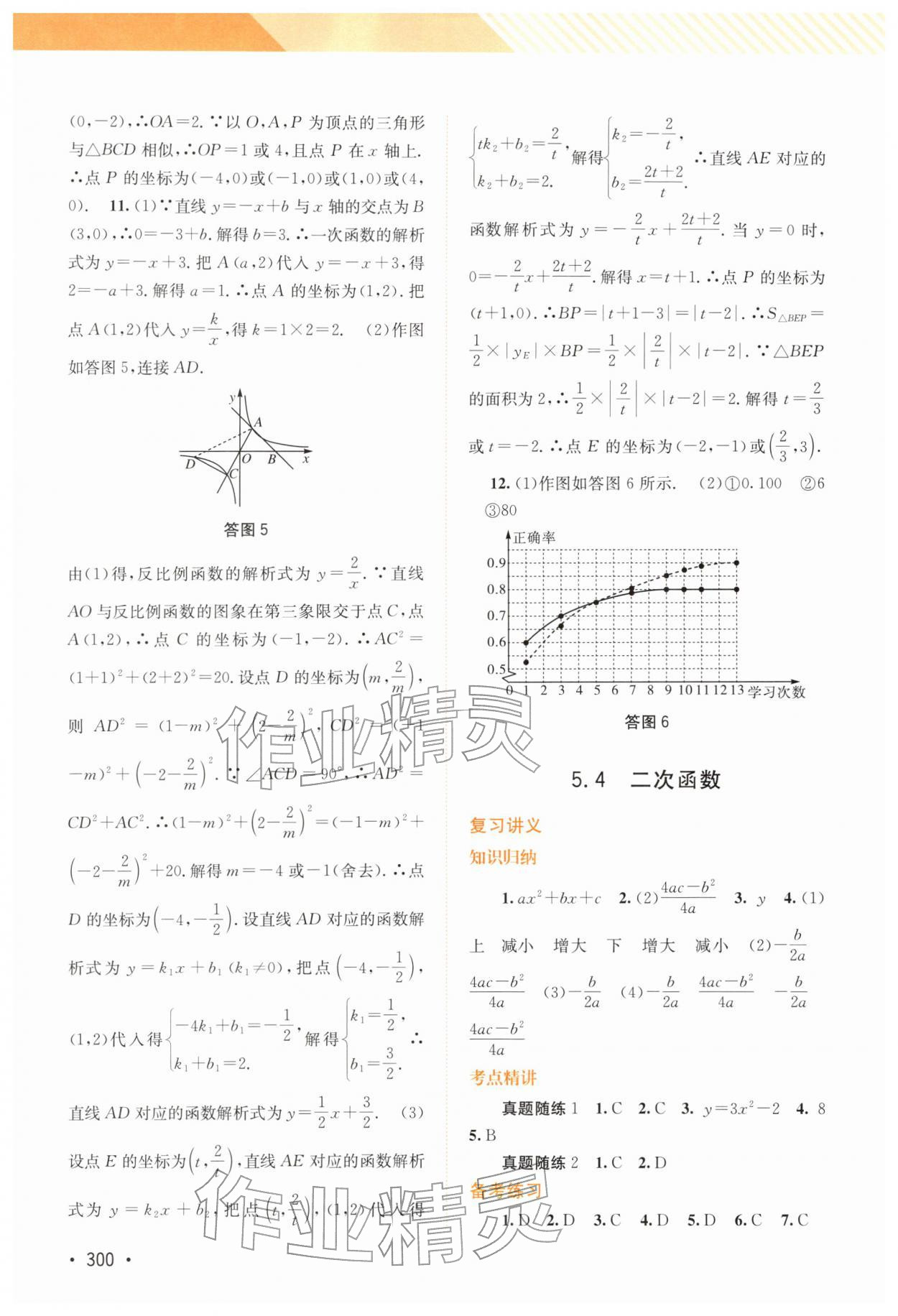 2026年中考指南总复习数学湘教版&nbsp;第10页