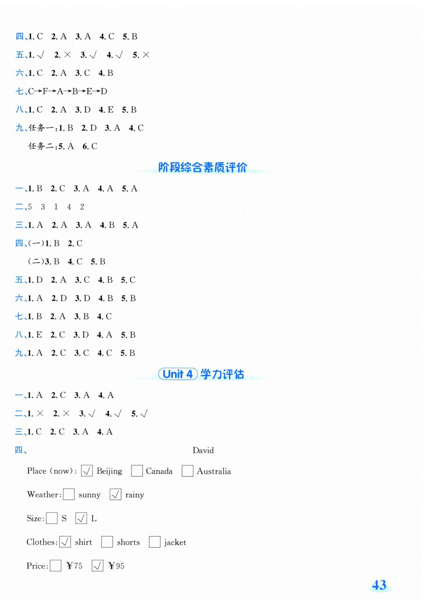 2026年奔跑吧全程领航卷四年级英语下册人教版&nbsp;第2页