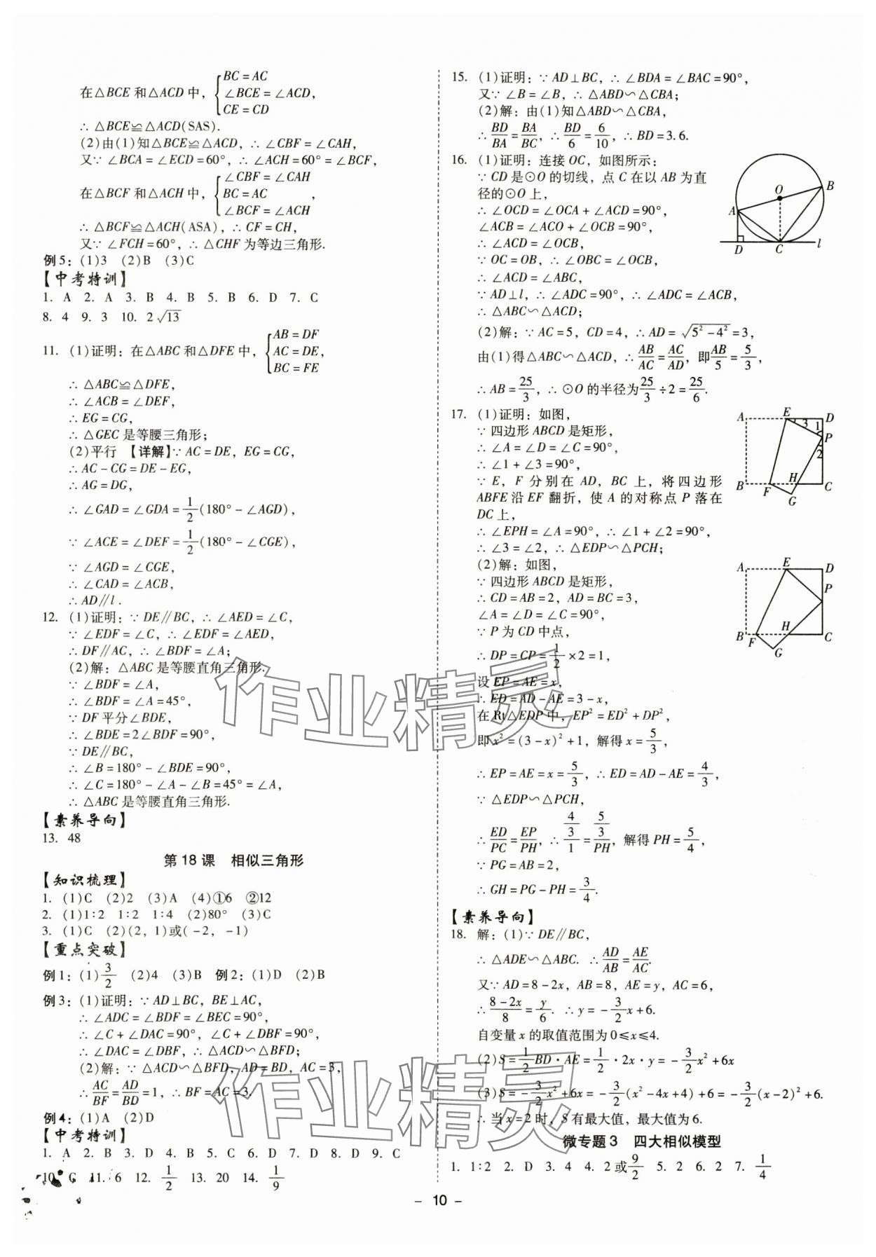 2025年金牌中考总复习数学&nbsp;第10页