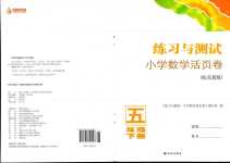 2024年練習(xí)與測試五年級數(shù)學(xué)下冊蘇教版活頁卷