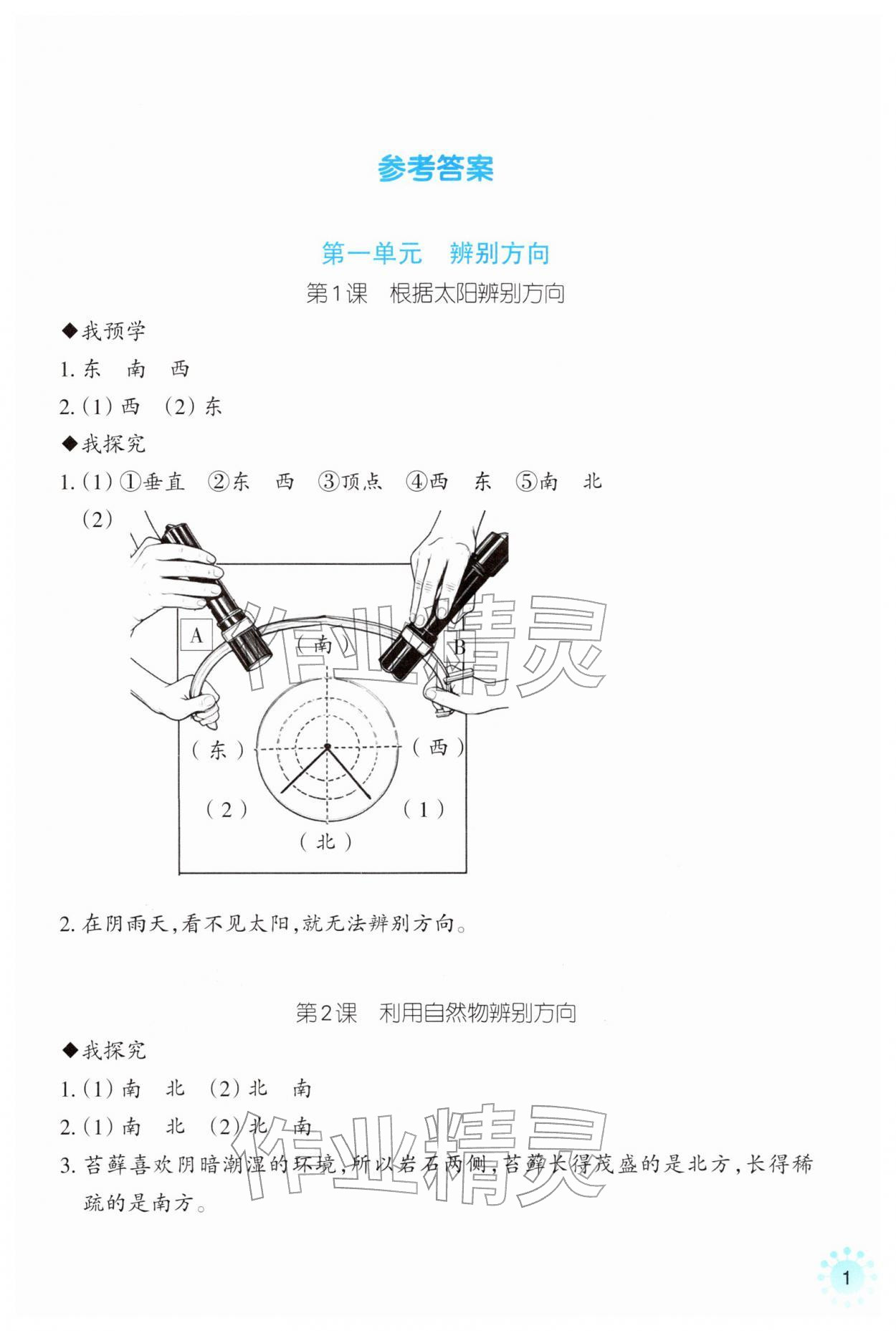 2026年预学与导学三年级科学下册教科版&nbsp;第1页