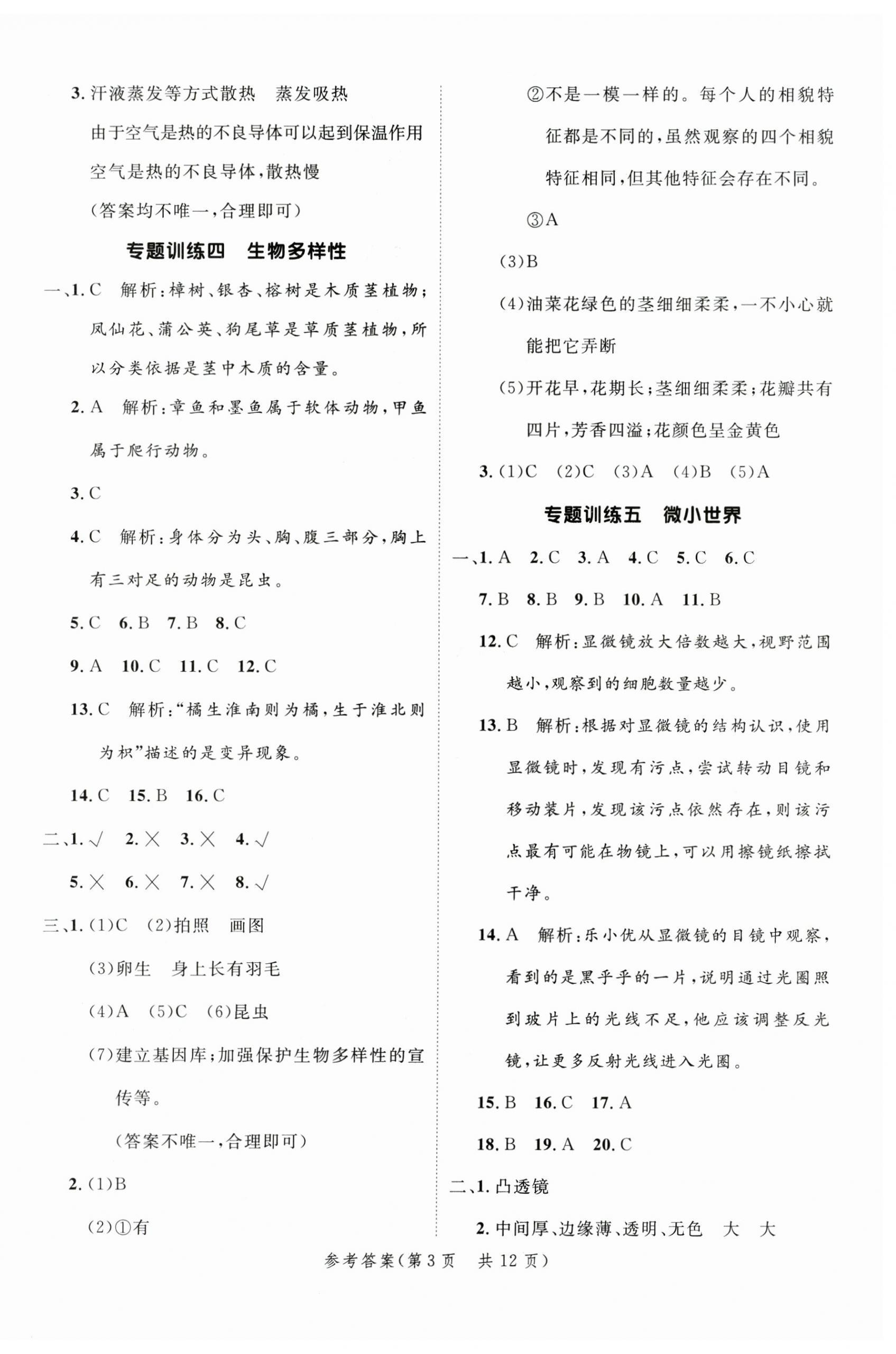 2026年新领程小学总复习高效练案科学&nbsp;第3页