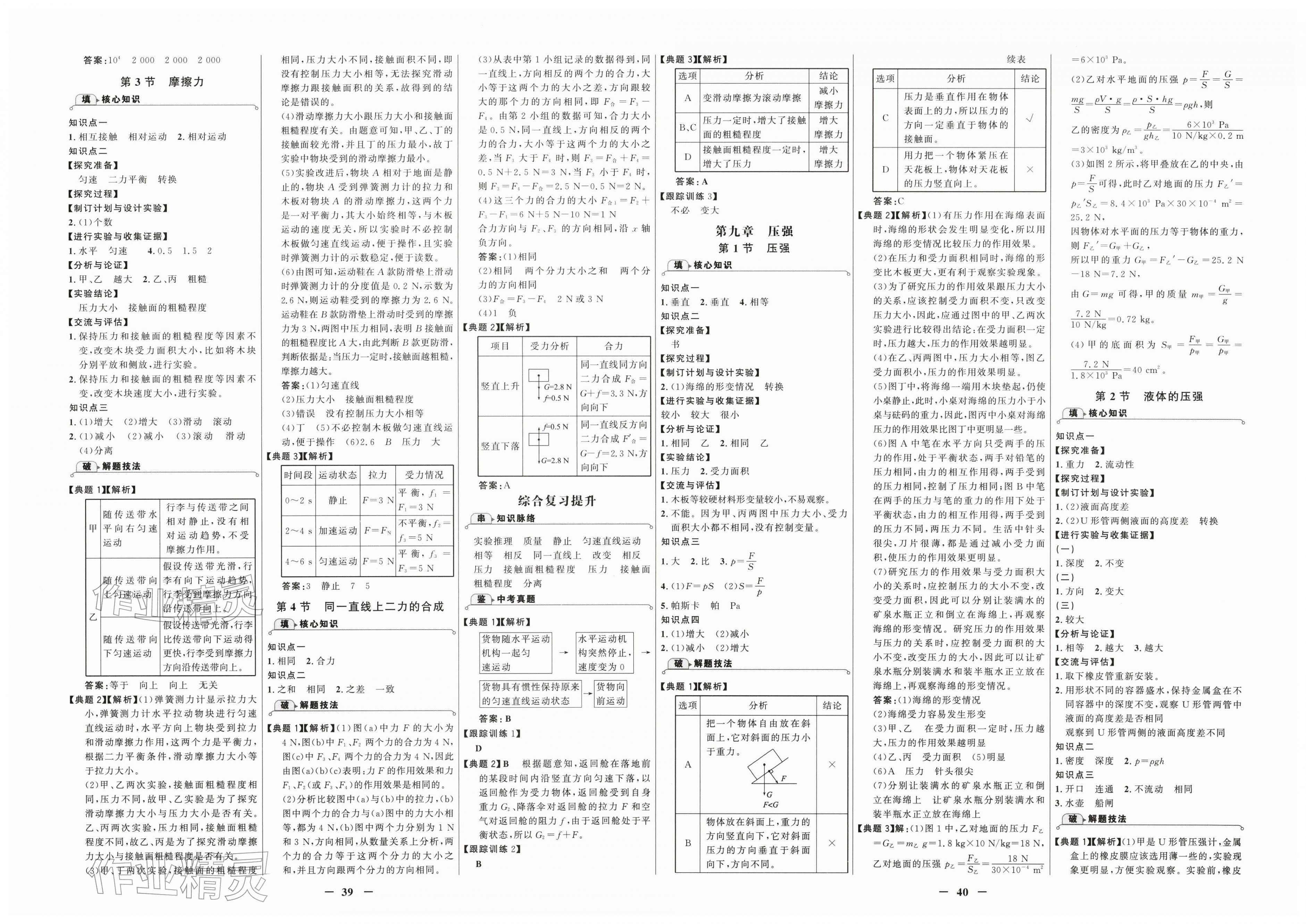 2026年世纪金榜金榜学案八年级物理下册人教版&nbsp;第2页