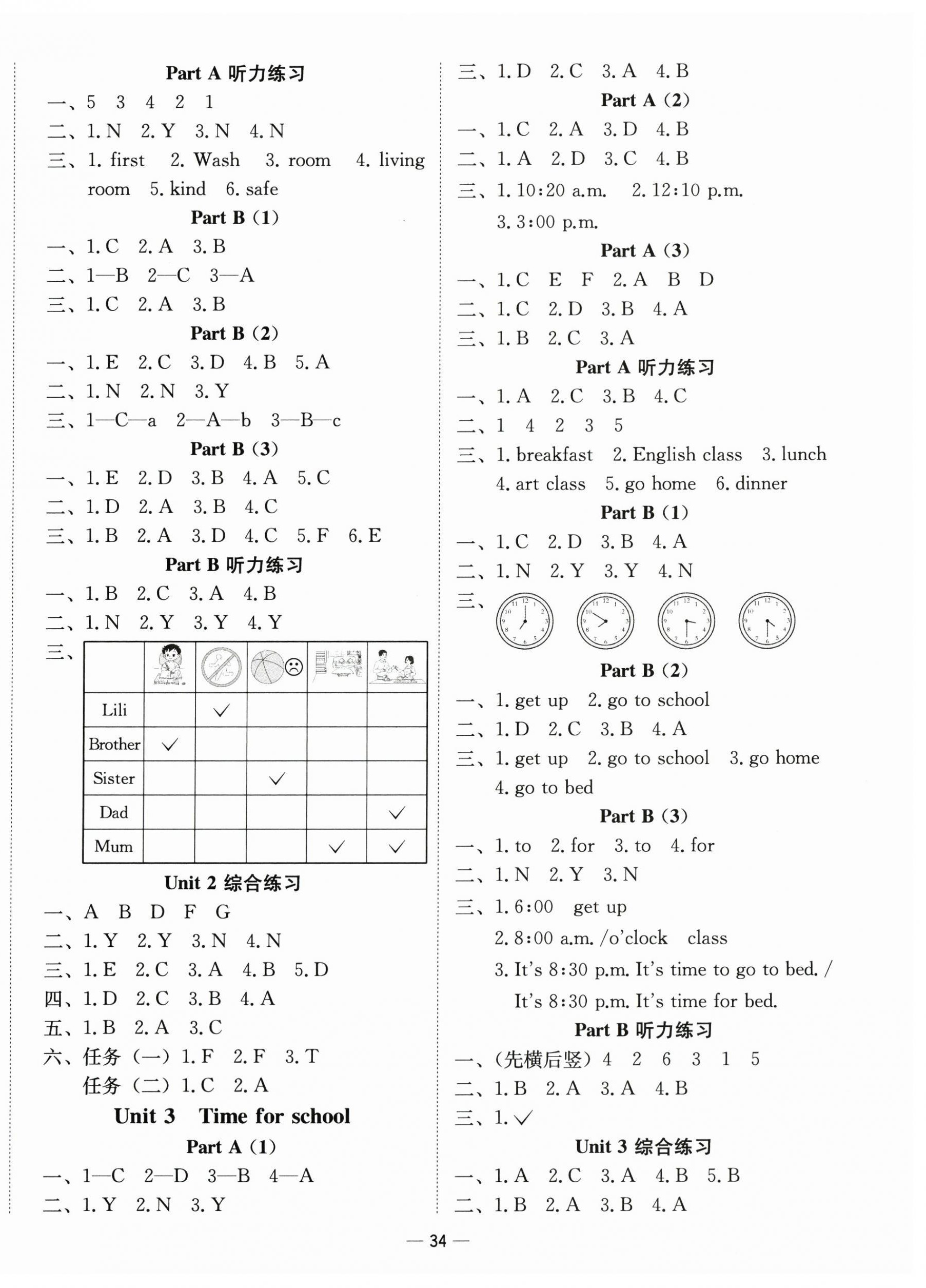 2026年新课标同步学练测四年级英语下册人教版&nbsp;第2页