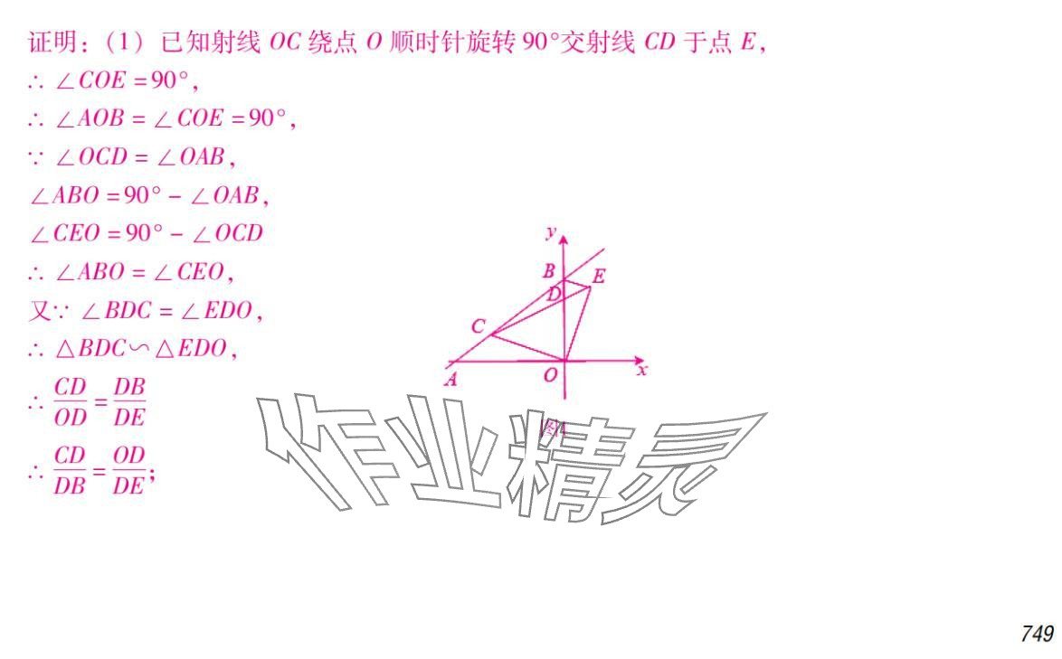 2024年激智数学中考&nbsp;参考答案第29页