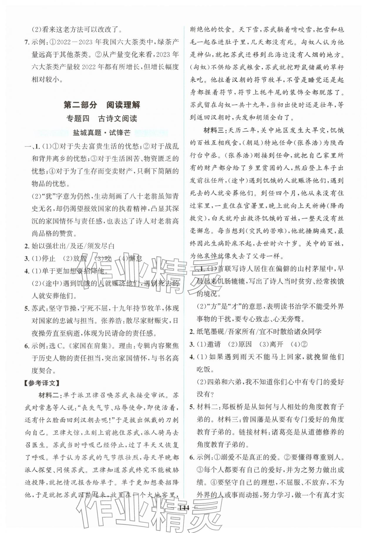 2026年世纪金榜初中全程复习方略语文盐城专版&nbsp;第4页