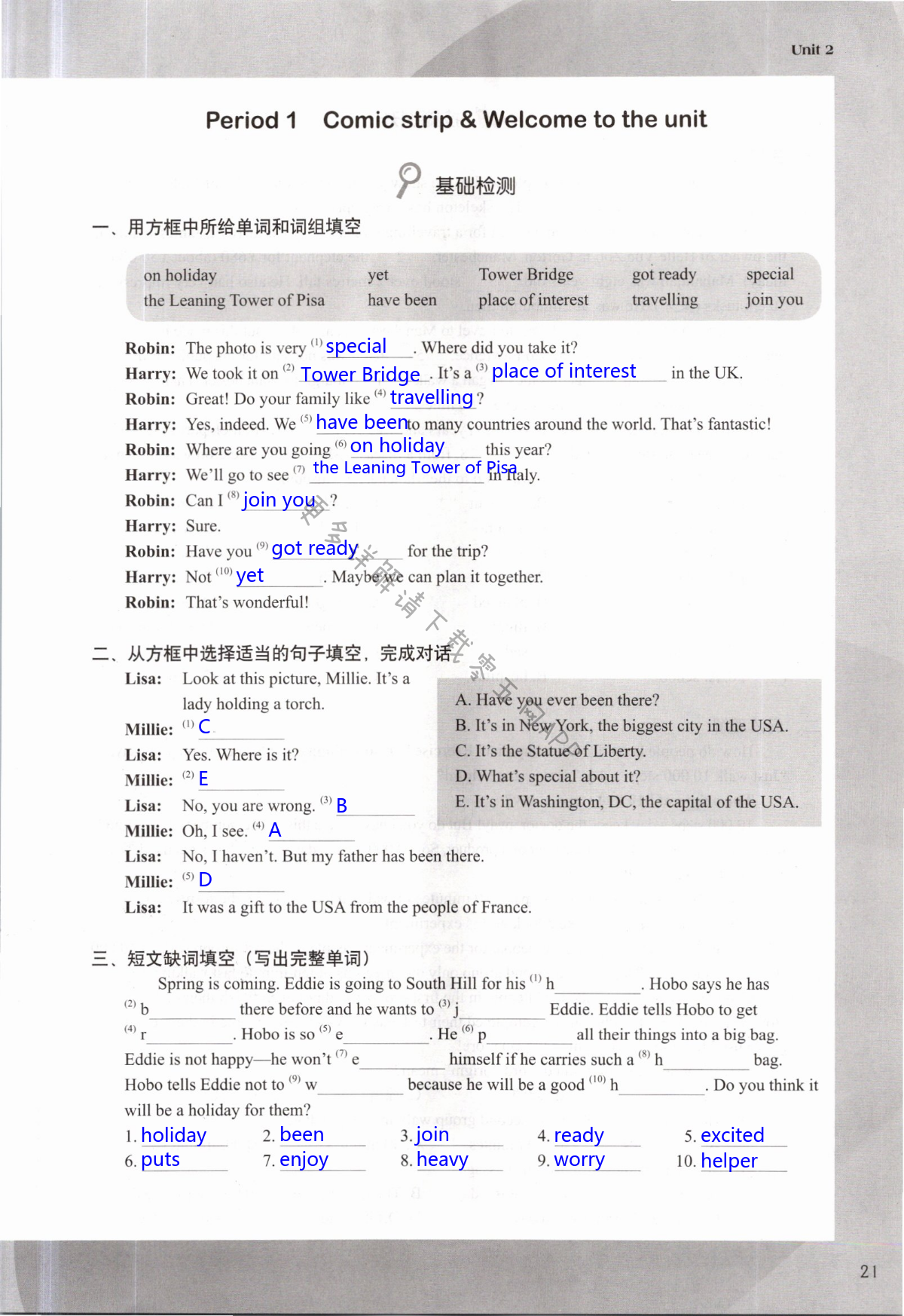 Unit 2 Travelling - 第21页