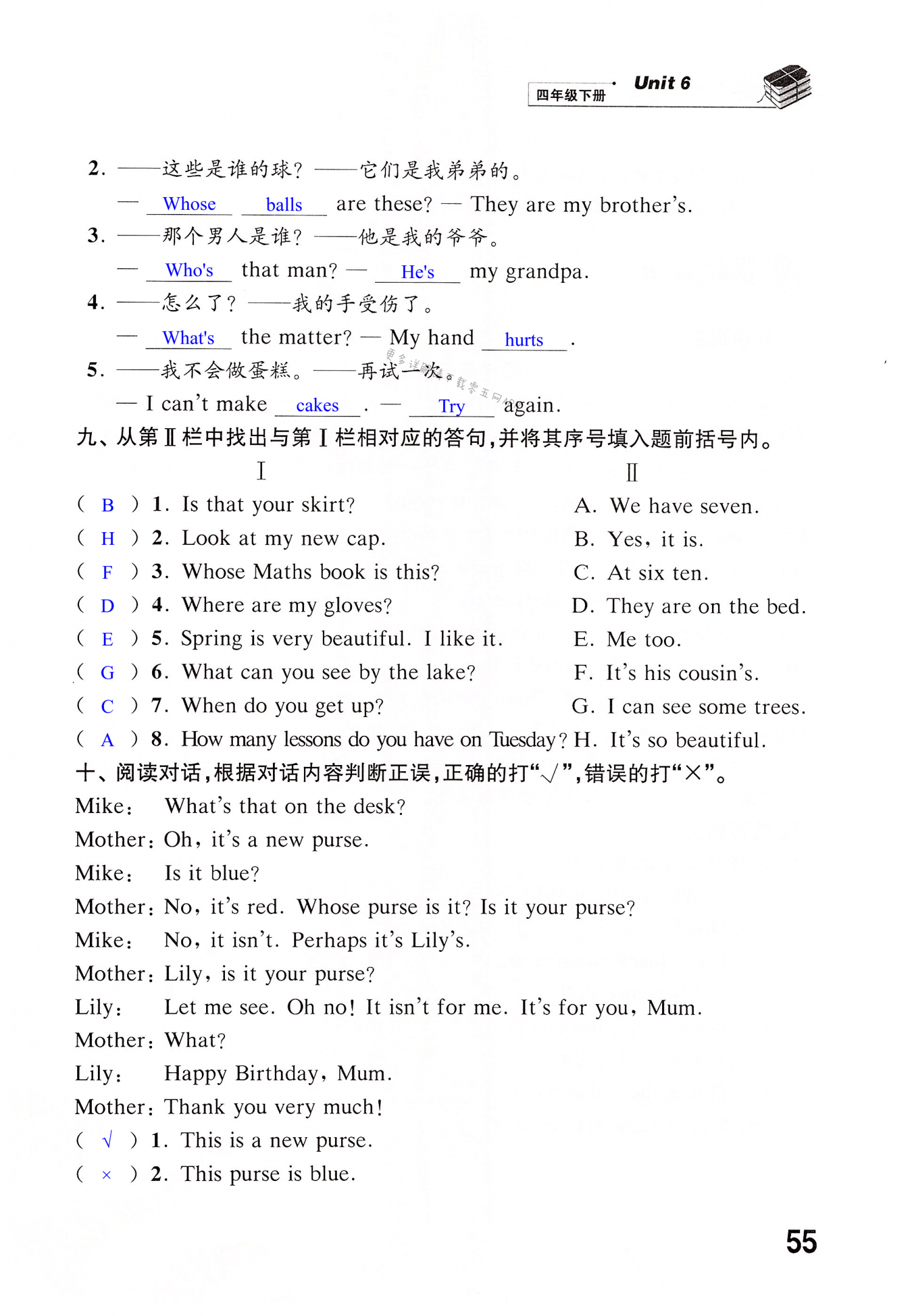 Unit 6 Whose dress is this? - 第55页