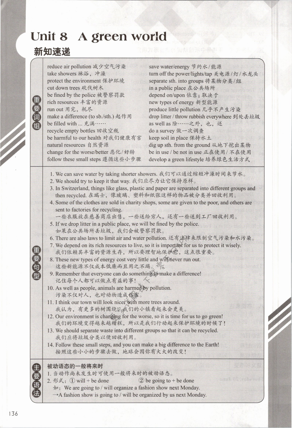 Unit 8 A green world - 第136页