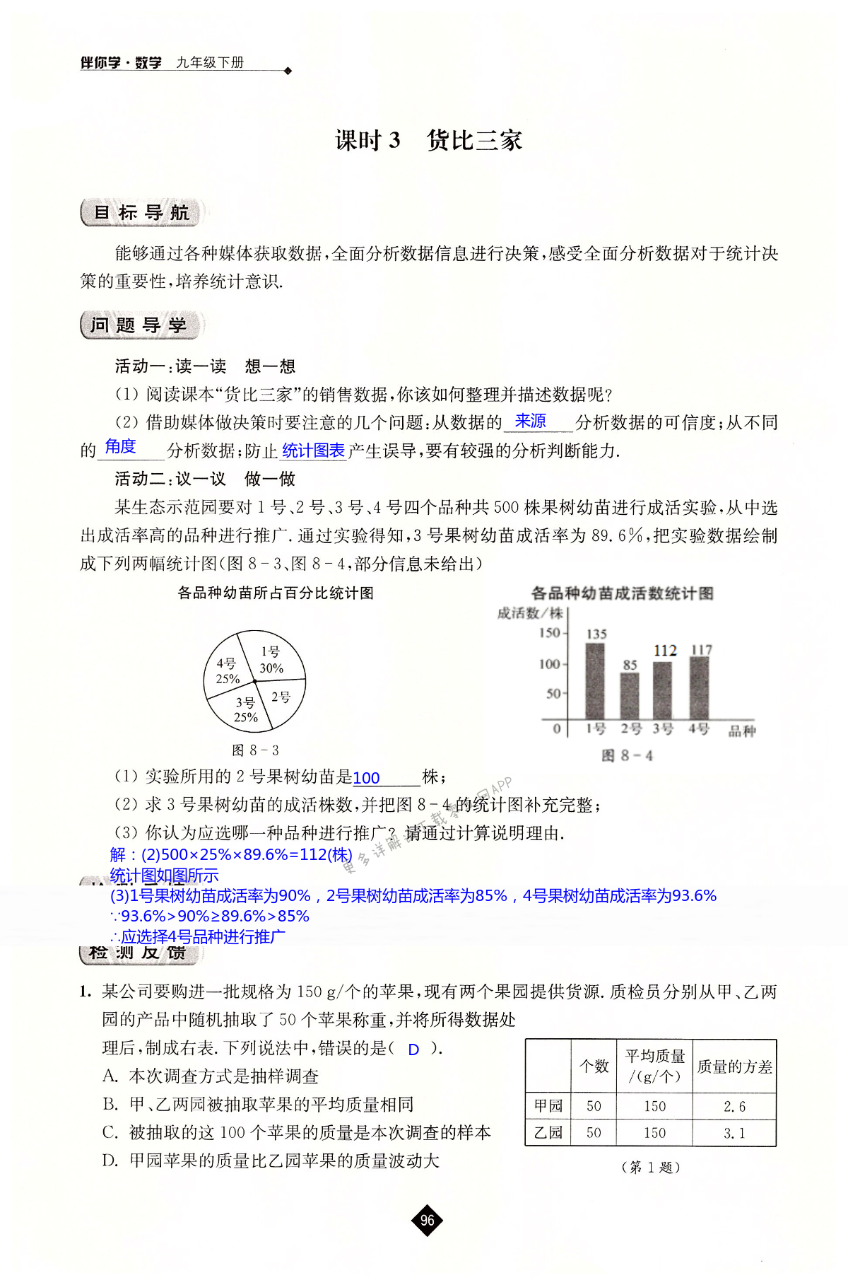 第8章  统计和概率的简单应用 - 第96页