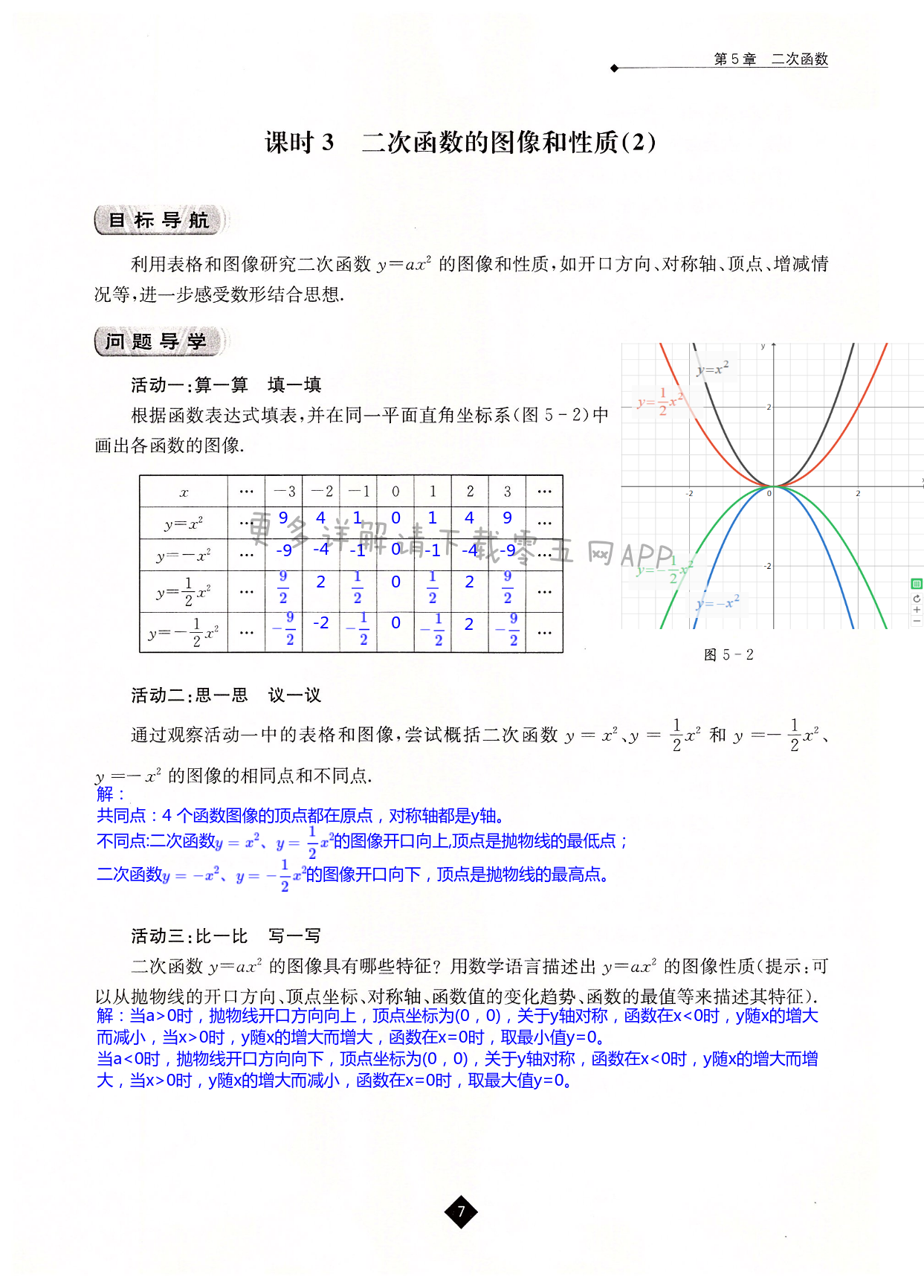 第5章  二次函数 - 第7页