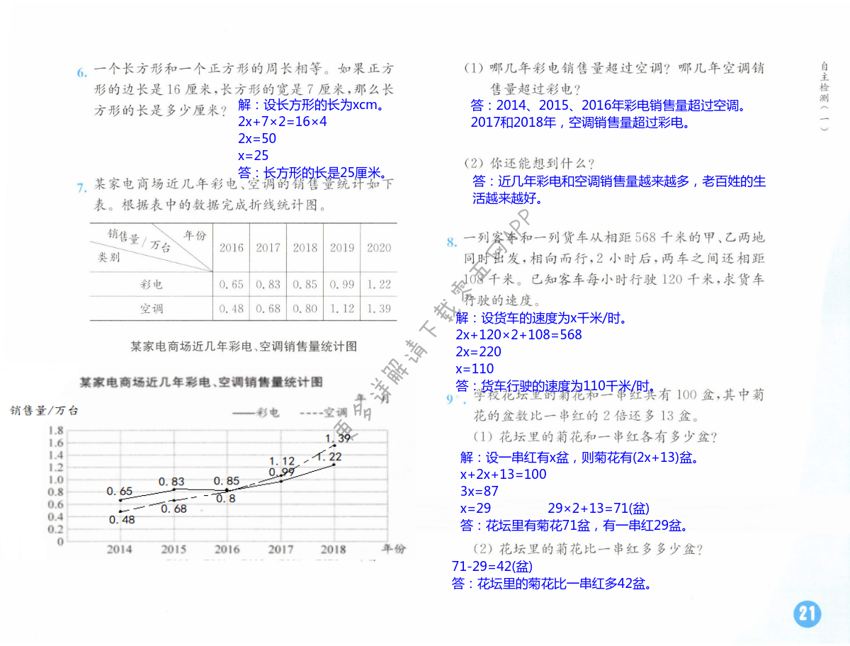 二 折线统计图 - 第21页
