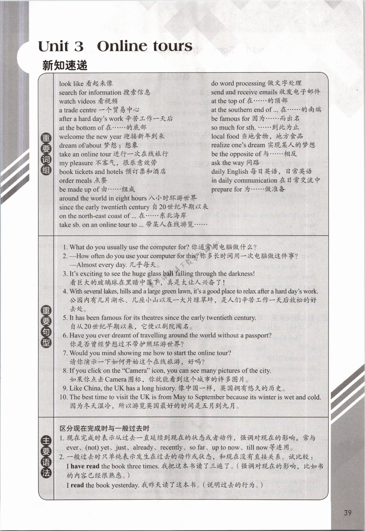 Unit 3 Online tours - 第39页