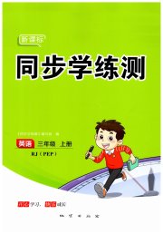 新课标同步学练测三年级英语人教版