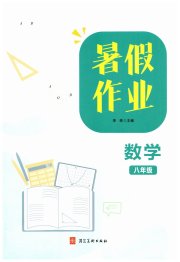 暑假作业河北美术出版社八年级数学人教版