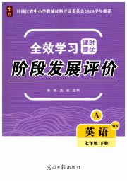 全效学习阶段发展评价七年级英语外研版