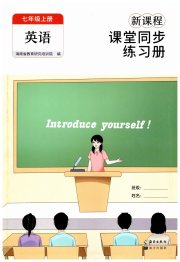 新课程课堂同步练习册七年级英语人教版