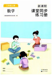 新课程课堂同步练习册三年级数学人教版