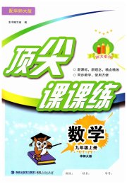 顶尖课课练九年级数学华师大版