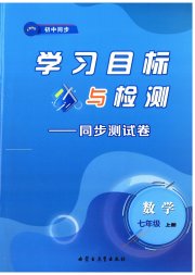 学习目标与检测同步测试卷七年级数学人教版