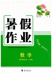 暑假作业兰州大学出版社七年级数学华师大版